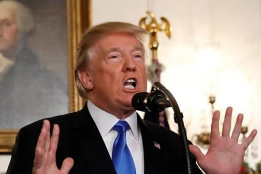 Tổng thống Mỹ Donald Trump. Ảnh: BBC.