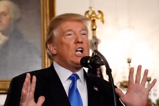 Tổng thống Mỹ Donald Trump. Ảnh: BBC.