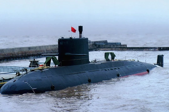 Tàu ngầm thông thường lớp Nguyên Type 039B của Hải quân Trung Quốc (ảnh tư liệu).