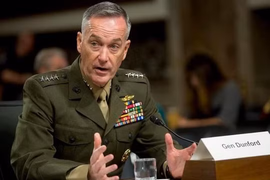 Tướng Joseph Dunford, Chủ tịch Hội đồng Tham mưu trưởng Liên quân Mỹ. Ảnh: ibtimes