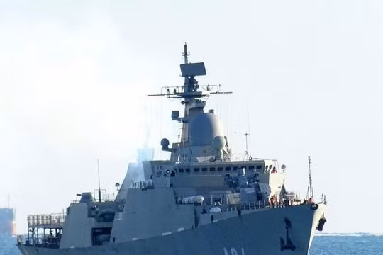 Tàu hộ vệ tên lửa lớp Gepard 3.9 do Nga chế tạo. Ảnh: Sohu.