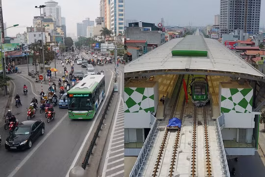 Tuyến đường sắt đô thị trên cao Cát Linh-Hà Đông dự kiến được đưa vào vận hành năm 2018