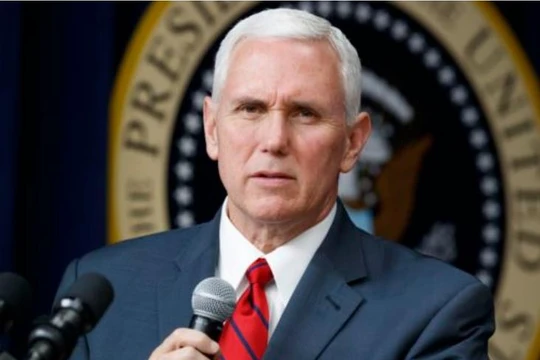 Phó Tổng thống Mỹ Mike Pence. Ảnh: VOA