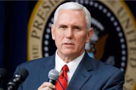 Phó Tổng thống Mỹ Mike Pence. Ảnh: VOA