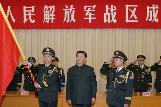 Chủ tịch Trung Quốc Tập Cận Bình coi trọng cải cách quân đội. Ảnh: Dwnews