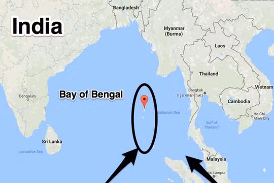 Quần đảo Andaman & Nicobar án ngữ eo biển Malacca. Ảnh: The Hour.