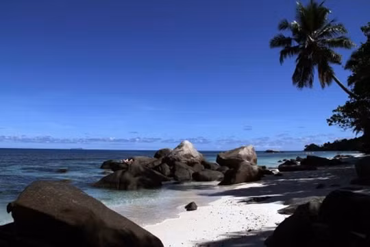 Bãi biển Beau Vallon của Seychelles. Ảnh: Cankao.