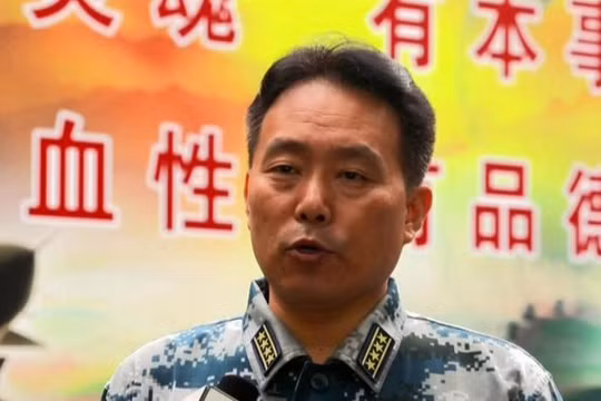 Thân Tiến Khoa, phát ngôn viên Không quân Trung Quốc. Ảnh: Thời báo Hoàn Cầu/CCTV Trung Quốc.