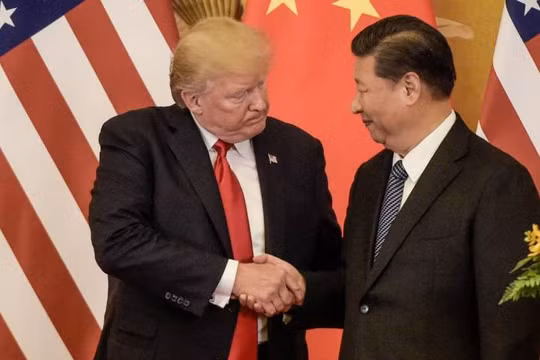 Tổng thống Mỹ Donald Trump và Chủ tịch Trung Quốc Tập Cận Bình. Ảnh: The Japan Times.