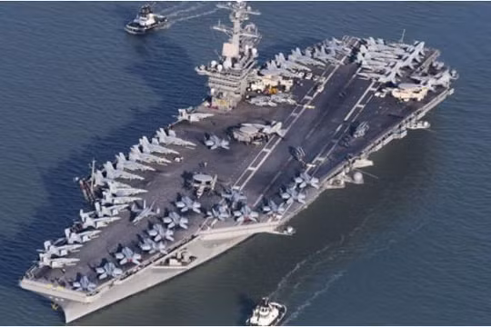Tàu sân bay động cơ hạt nhân USS Theodore Roosevelt Hải quân Mỹ (ảnh tư liệu)