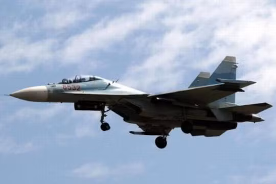 Máy bay chiến đấu Su-30MK2V của không quân Việt Nam. Ảnh: Sina.