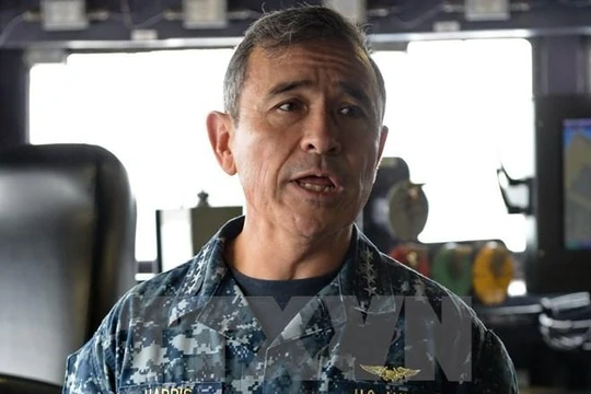 Đô đốc Harry B. Harris, Tư lệnh Bộ Tư lệnh Thái Bình Dương Mỹ (Ảnh tư liệu)