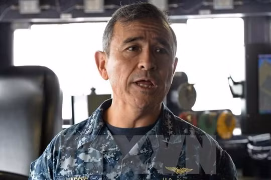 Đô đốc Harry B. Harris, Tư lệnh Bộ Tư lệnh Thái Bình Dương Mỹ (Ảnh tư liệu)