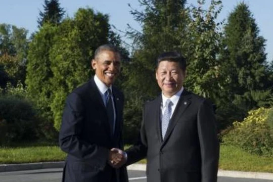 Tổng thống Mỹ Barack Obama và Chủ tịch Trung Quốc Tập Cận Bình. Ảnh: sznews