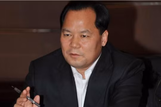 Vương Học Phong, Bí thư thành ủy Ulaanchab, khu tự trị Nội Mông Cổ, Trung Quốc đã bị bắt. Ảnh: Bành Bái.