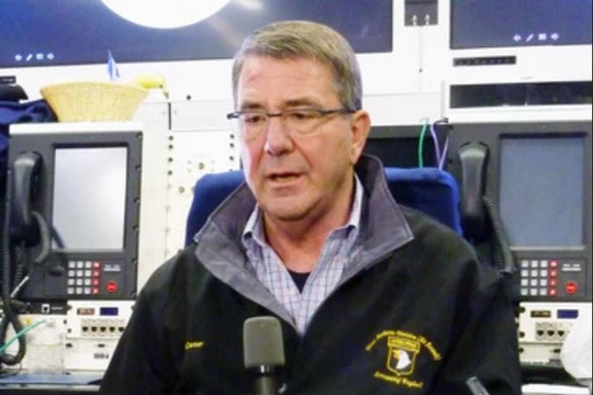 Bộ trưởng Quốc phòng Mỹ Ashton B. Carter. Ảnh: Kyodo News
