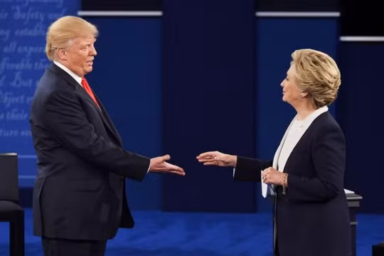 Ông Donald Trump và bà Hillary Clinton trong thời gian tranh cử. Ảnh: Us Weekly