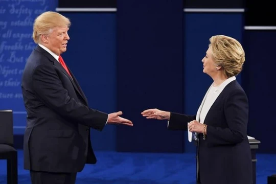 Ông Donald Trump và bà Hillary Clinton trong thời gian tranh cử. Ảnh: Us Weekly