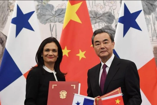Ngày 13/6/2017, Trung Quốc và Panama thiết lập quan hệ ngoại giao. Ảnh: Reuters
