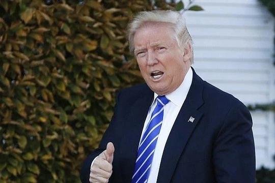 Tổng thống đắc cử Mỹ Donald Trump. Ảnh: AP/QQ