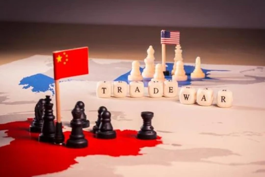 Chiến tranh thương mại Trung - Mỹ. Ảnh: Chinatimes.