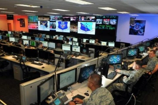 Trung tâm tác chiến mạng thuộc Căn cứ không quân Lackland Mỹ. Ảnh: Cankao