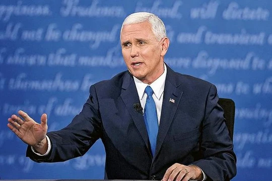 Ông Mike Pence, Phó Tổng thống đắc cử Mỹ. Ảnh: Minh báo