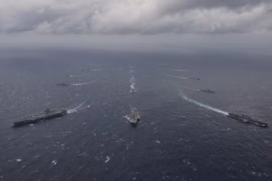 Mỹ, Nhật Bản tham gia cuộc tập trận Malabar-2017 với Ấn Độ. Ảnh: The Diplomat.