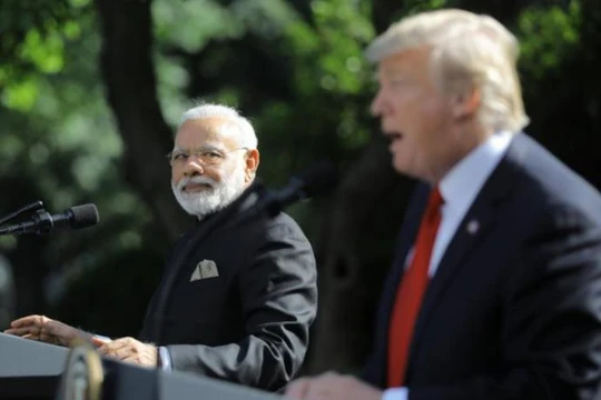 Từ ngày 25 - 26/6/2017, Thủ tướng Ấn Độ Narendra Modi tiến hành thăm Mỹ. Ảnh: Reuters