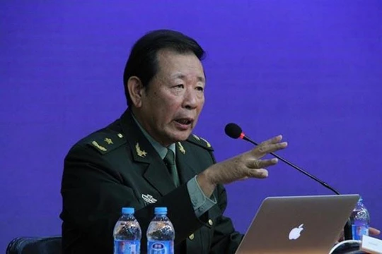 Thiếu tướng La Viện, Phó Hội trưởng Hội xúc tiến văn hóa chiến lược Trung Quốc. Ảnh: news.qq.com