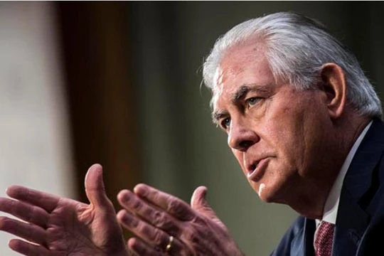 Ngoại trưởng Mỹ khóa tới Rex Tillerson. Ảnh: Bành Bái