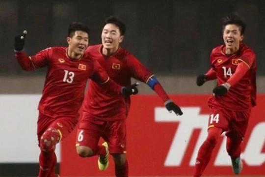 U23 Việt Nam giành chiến thắng trước đội bóng Iraq. 