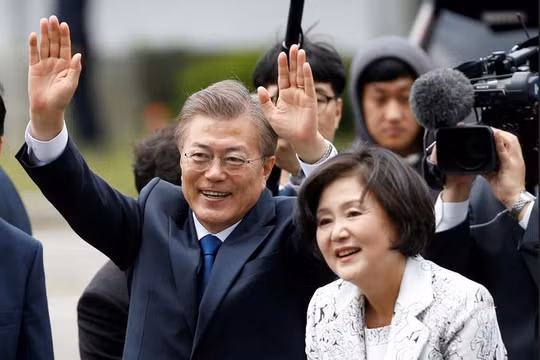 Tân Tổng thống Hàn Quốc và phu nhân