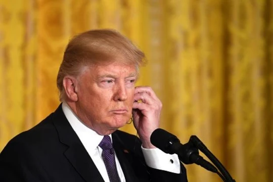 Tổng thống Mỹ Donald Trump đã không thực hiện một số cam kết trong tranh cử. Ảnh: Cankao