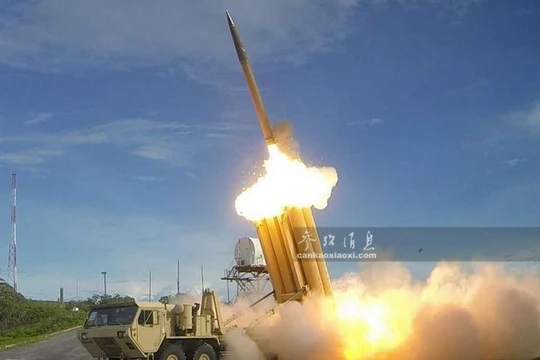 Hệ thống phòng thủ khu vực tầm cao đoạn cuối (THAAD) Mỹ. Ảnh: Cankao