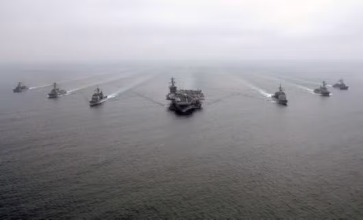 Cụm tàu sân bay tấn công Carl Vinson đã áp sát Triều Tiên