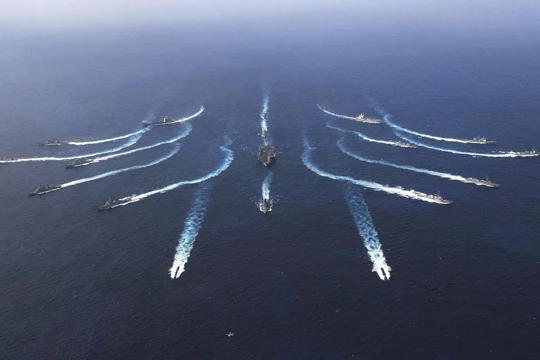 Hải quân Mỹ tiến hành tập trận (ảnh tư liệu)