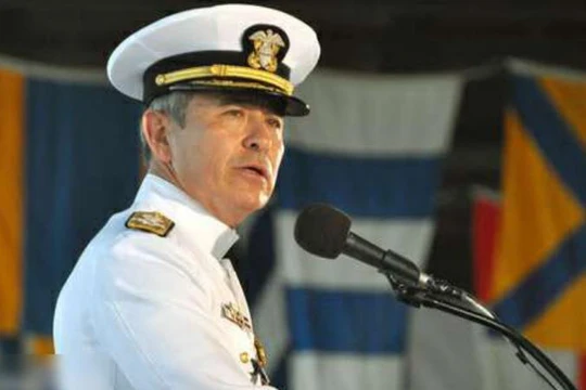 Đô đốc Harry Harris, Tư lệnh Bộ Tư lệnh Thái Bình Dương Mỹ. Ảnh: Sina