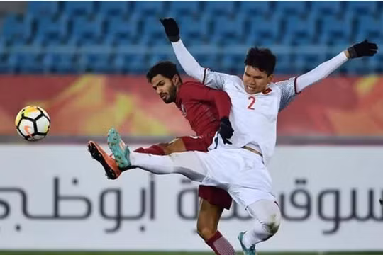 Các cầu thủ U23 Việt Nam chiến đấu ngoan cường qua từng trận đấu. Ảnh: Sohu.