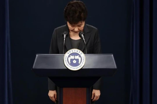 Tổng thống Hàn Quốc, bà Park Geun-hye. Ảnh: Đa Chiều