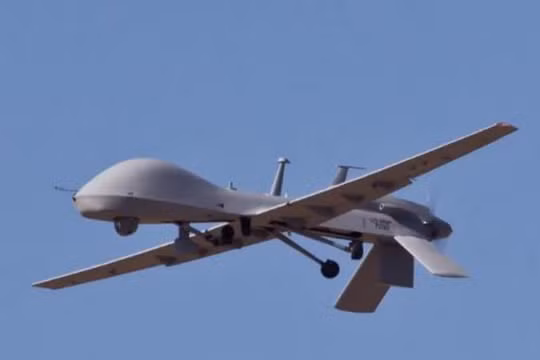 Máy bay không người lái MQ-1C Gray Eagle của lục quân Mỹ. Ảnh: Cankao.