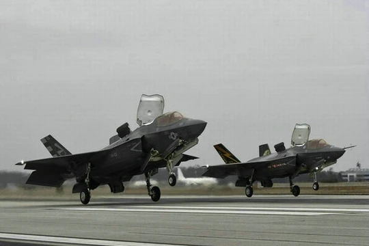 Máy bay chiến đấu tàng hình F-35B Mỹ (ảnh tư liệu)