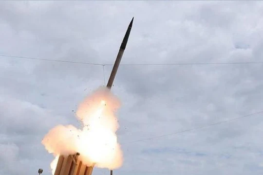 Hệ thống phòng thủ khu vực tầm cao đoạn cuối (THAAD) Mỹ. Ảnh: QQ