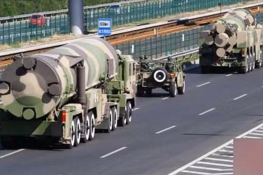 Tên lửa đạn đạo xuyên lục địa Đông Phong-31 Trung Quốc (ảnh tư liệu)