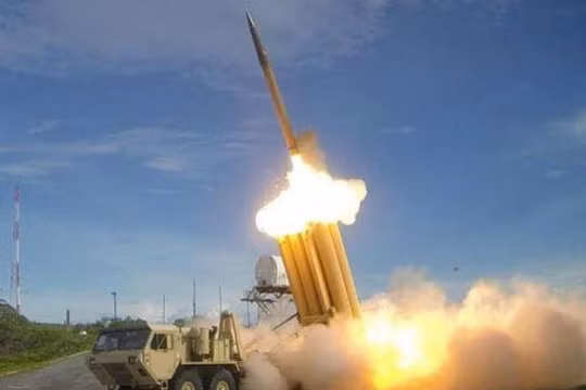 Hệ thống phòng thủ khu vực tầm cao đoạn cuối (THAAD) Mỹ. Ảnh: Thời báo Hoàn Cầu