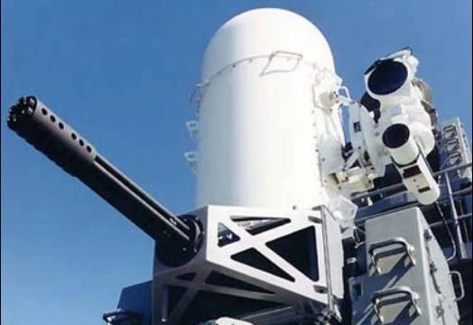 Hệ thống vũ khí phòng thủ tầm gần Phalanx. Ảnh: Sina