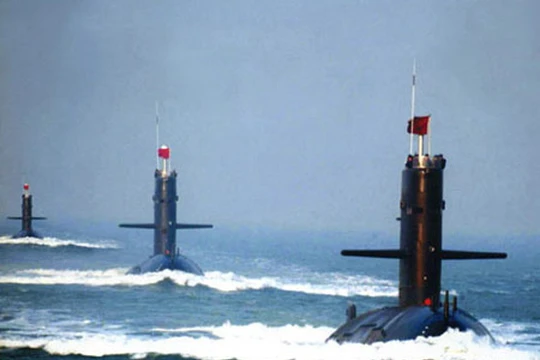 Biên đội tàu ngầm Hải quân Trung Quốc. 