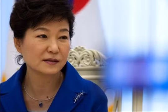Tổng thống Hàn Quốc, bà Park Geun-hye. Ảnh: Bloomberg