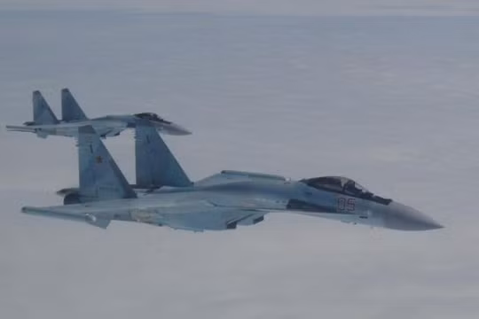 Máy bay chiến đấu Su-35 Nga. Ảnh: Cankao.