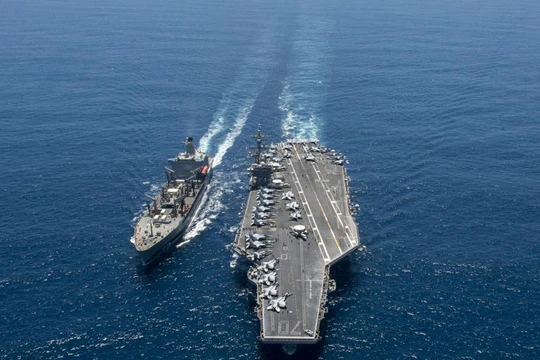 Tàu sân bay động cơ hạt nhân Carl Vinson, Hạm đội 3, Hải quân Mỹ (ảnh tư liệu)